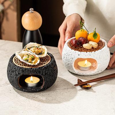Creative Rock Texture Iron Art Cement Tableware, Restaurant Insulation Plate, Dessert Plate, Sushi Plate, Specialty Tableware