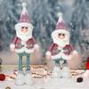 Neue Bonbonfarbene Weihnachtsmannpuppe: Einziehbare Weihnachtsdekoration für Hotels und Einkaufszentren