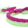 2 Pcs Friendship Bracelets Hand-woven Braided Rope Adjustable Woven Bracelet Symbolic Colors for Meaningful Unity Symbol