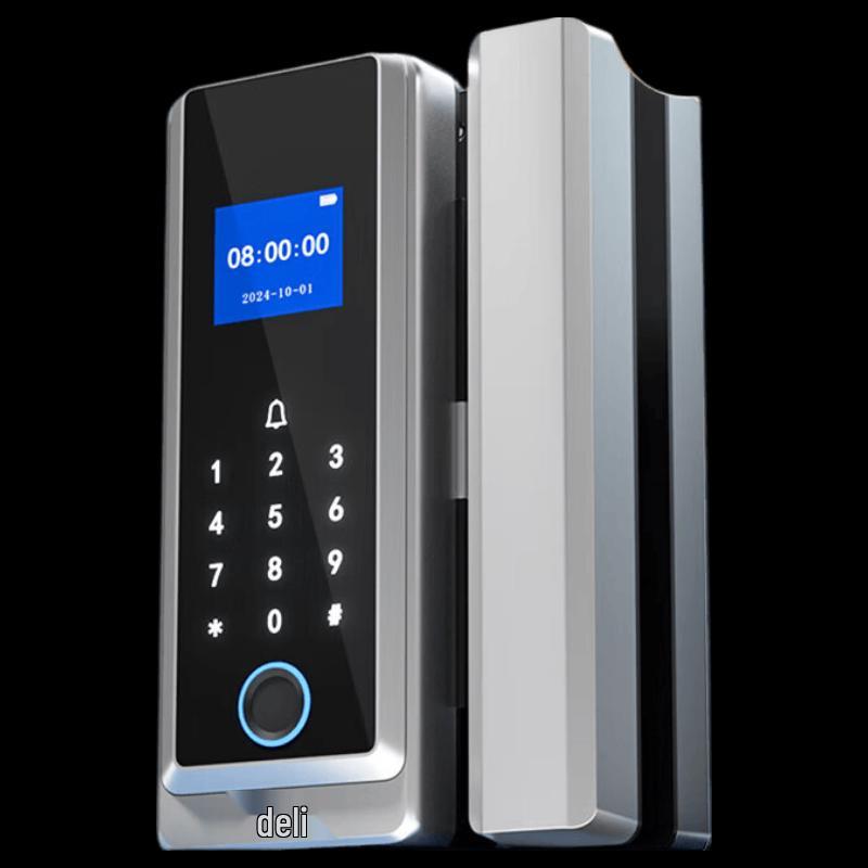 deli AL120 Glass Door Fingerprint Password Lock CN plug (adapter included)