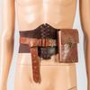 Overseas Steampunk Cosplay Belt Bag, European and American Retro Women's Waist Bag, Mini Outdoor Mobile Phone Wallet