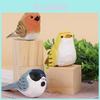 Wooden Little Chubby Bird Toy Decorative Piece For Office And Living Room Decor