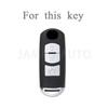 3 Buttons Tpu Car Key Case For Mazda 2 3 6 Atenza Axela Demio Cx-5 Cx5 Cx-3 Cx7 Cx-9      Protective Keyring