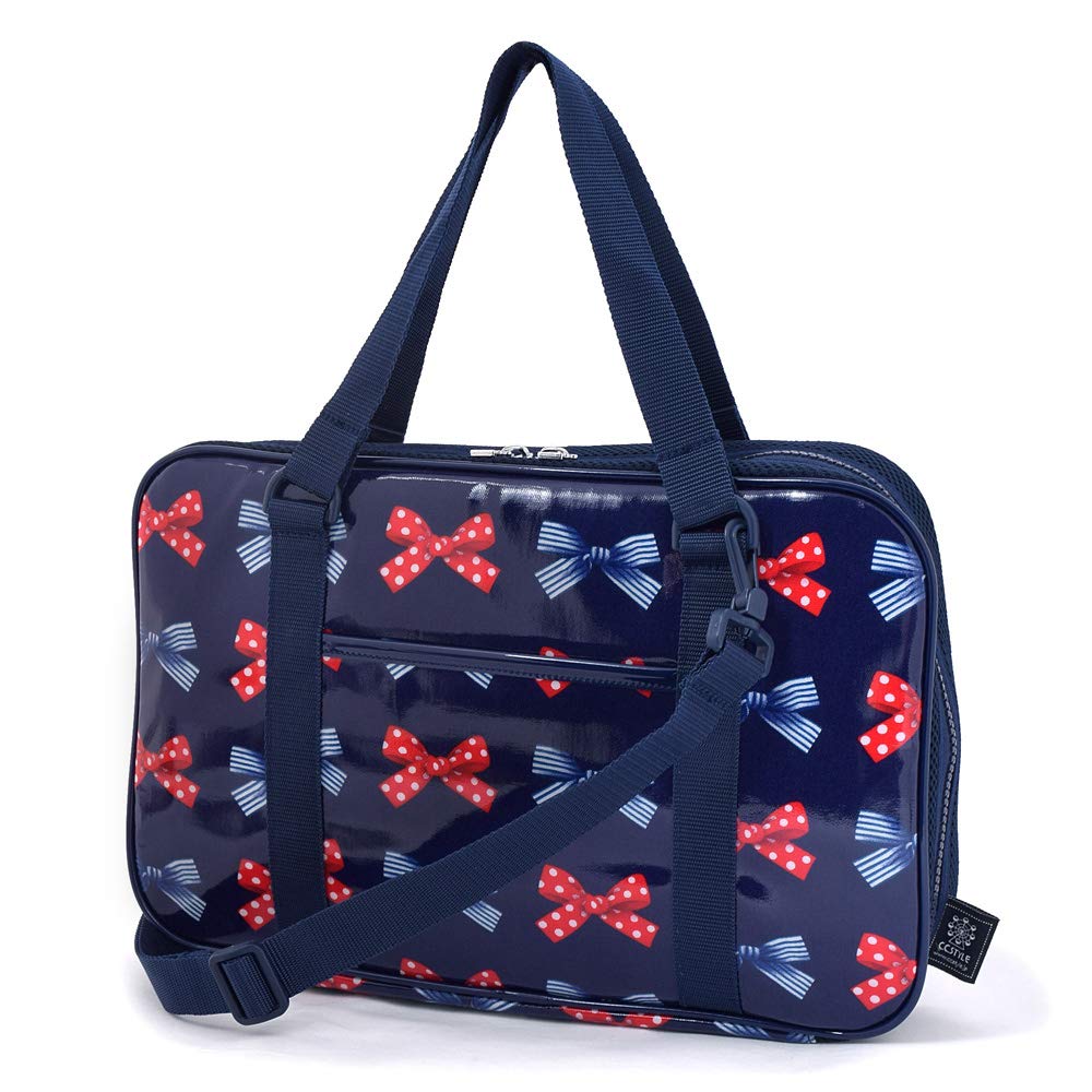 COLORFUL CANDY STYLE Calligraphy Set for Elementary School with Shoulder Polka Dot and Striped French Ribbon N2211810 Girls, Students, Kuretake,