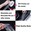 Transparent carbon fiber patterned car door sill strip, bumper anti-collision strip, anti stepping sticker, body film sticker, decorative strip
