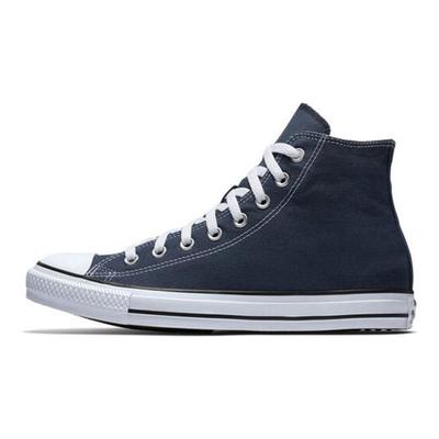 Chuck Taylor All Star Elegante e Versátil Wrap Leve Cano Alto Lona Unissex Azul Marinho