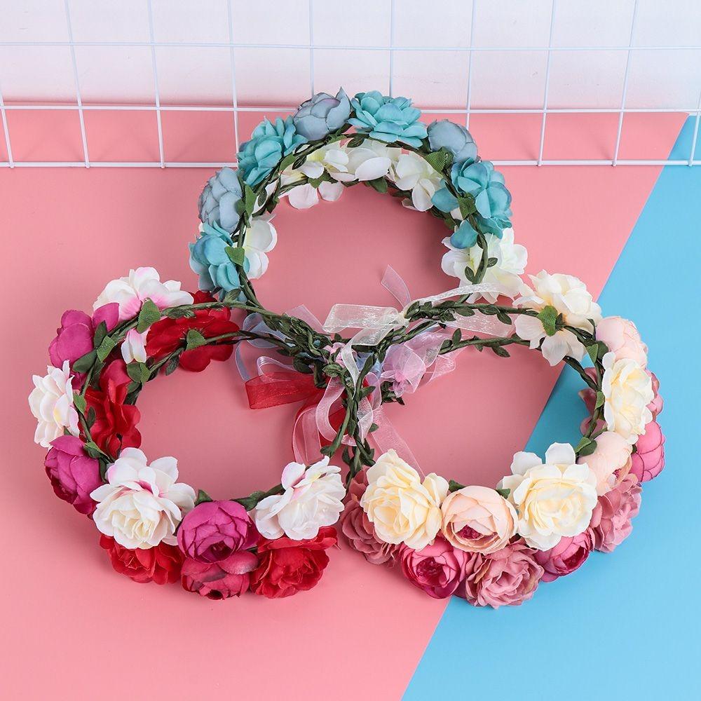 Bohemia Floral Headband Adjustable Princess Wreath New Bridal Garland  Photo Props
