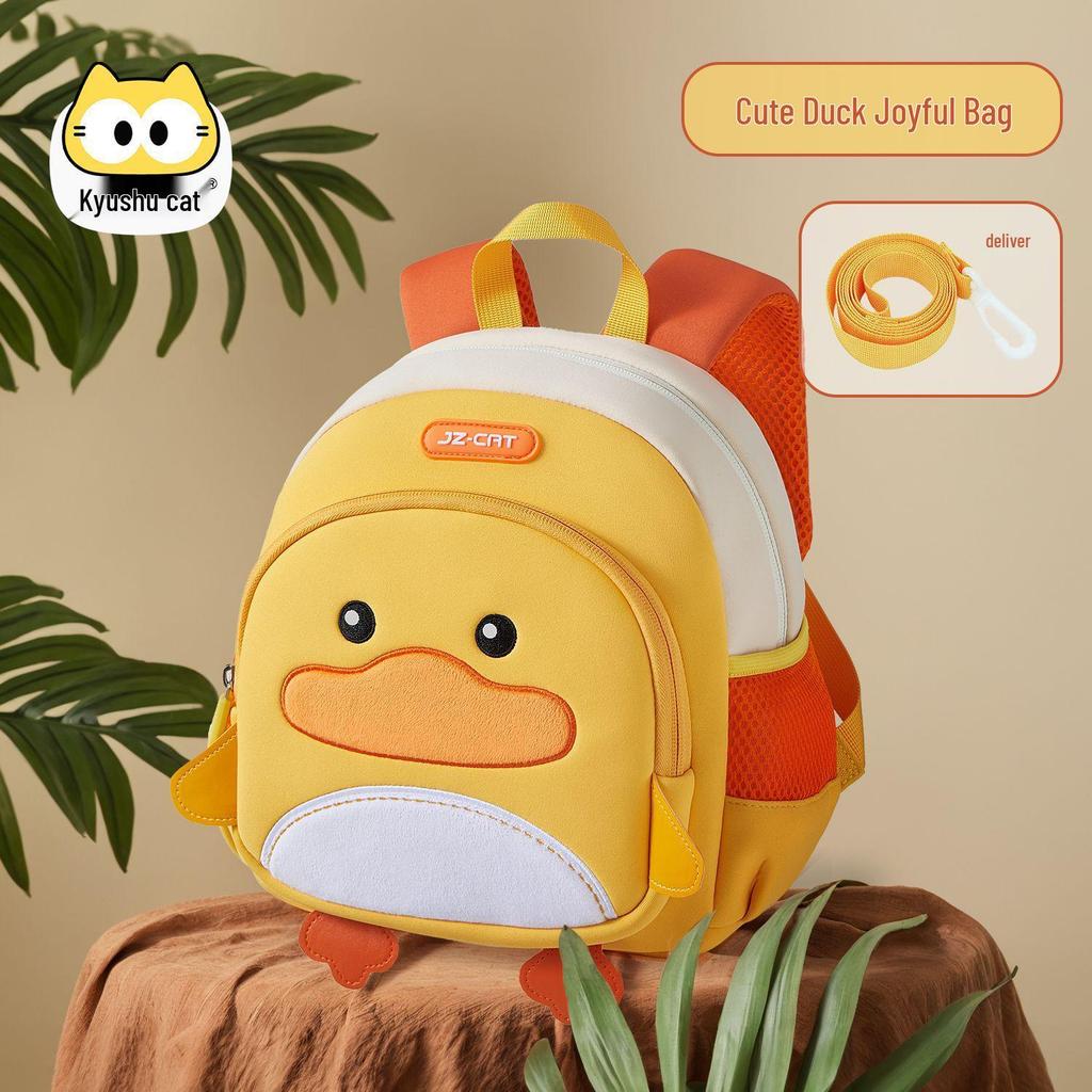 Lightweight Dinosaur Preschool Backpack for Kids - Cute Anti-Lost Design for Boys & Girls