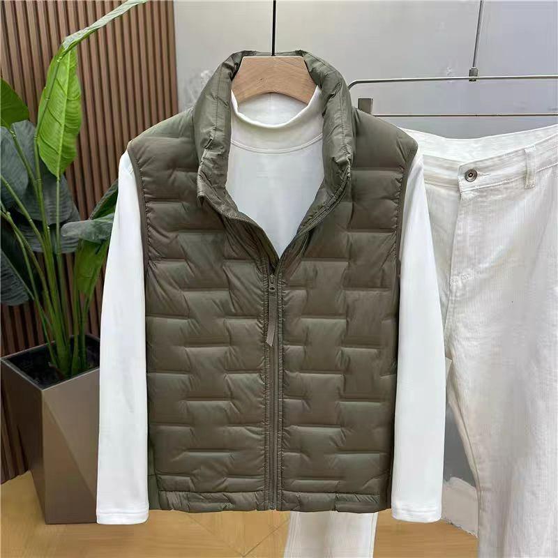 Fashion inner vest thermal vest sleeveless vest simple down cotton vest