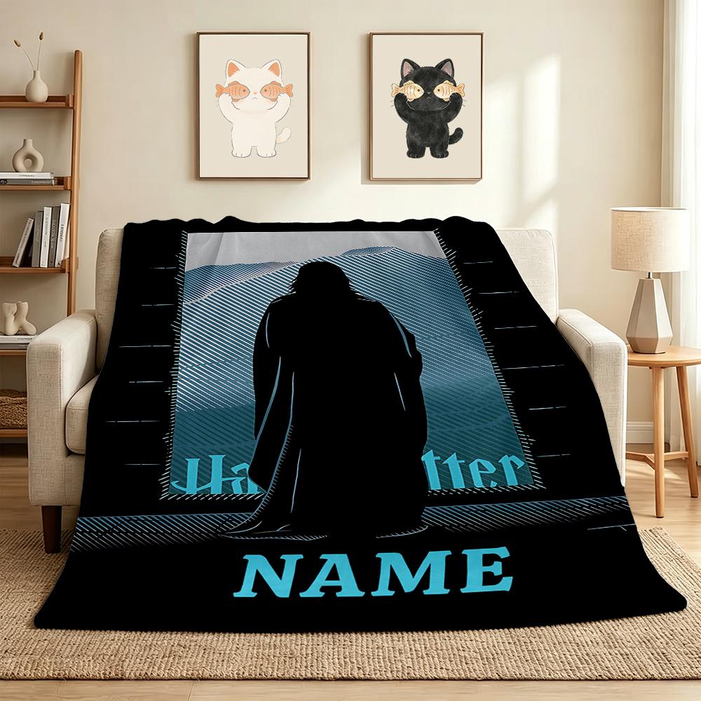 Custom Name Journey's End Flannel Blanket Throw Blanket Soft Warm Sofa Bed home Decor Unique Gift