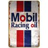 Decorazioni Retro per Bar & Garage - Segnali Metallici da Corsa Esso Gulf Camel, Targhe Poster Olio Motore per Man Cave & Parete del Club