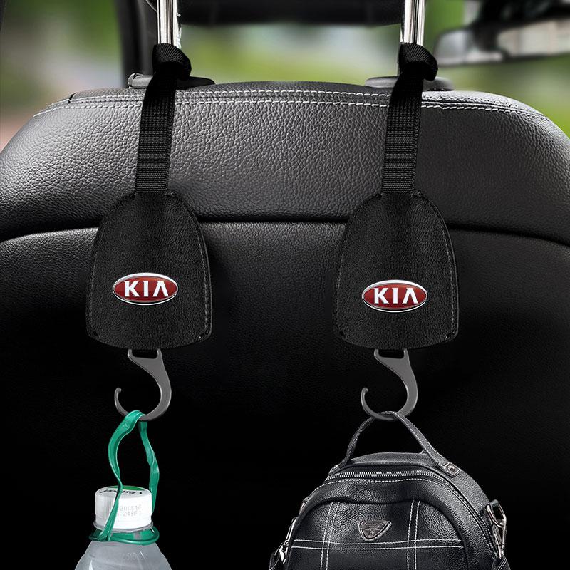 1/2Pcs Auto Interior Organizers Hooks Car Back Seat Hook Headrest Hanger For Kia Rio Sportage R K3 K4 K5 k6 K7 K8 Ceed Sorento Cerato Soul