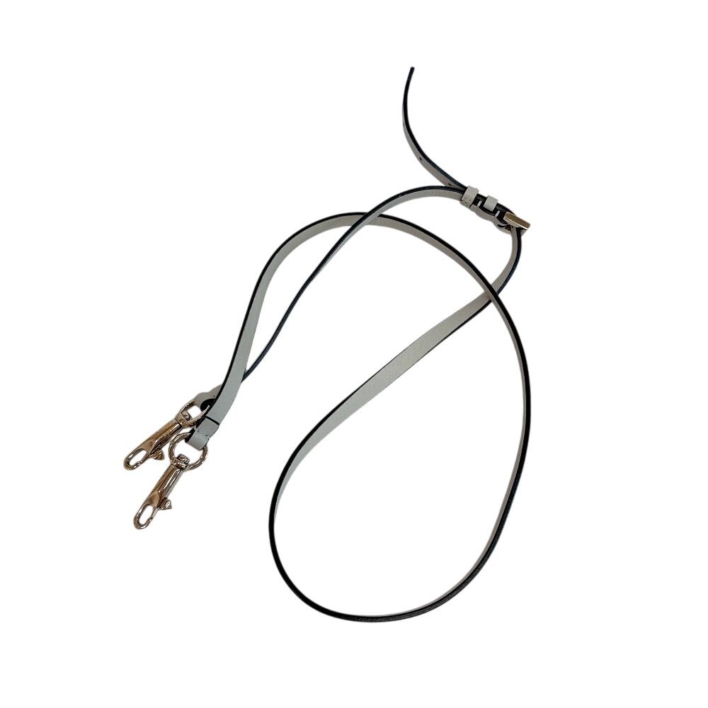 Valentino Garavani Mini Boston Bag with Strap, 2-Way leather Handbag white leather Used