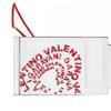 Valentino Garavani Amore Print Neck Strap Phone Bag Men Phone Bag White WY2P0-T13TSZ-CG9