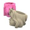 Rose Girl Concrete Silicone Pot Mold Succulent Flowerpot Clay Cement Plaster Molds DIY Home Garden Flower Pots Mould