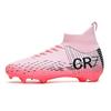 Scarpe da Calcio High-Top Cr7 Comode Resistenti all'Usura Antiscivolo Suola in Spugna Fly-Woven Tf
