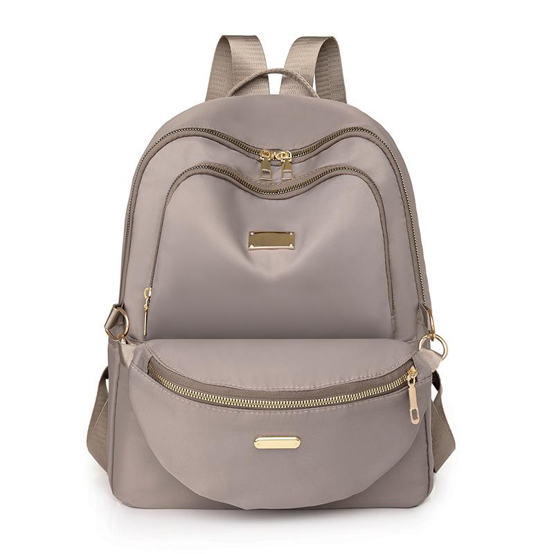 New Casual Women's Bag Women's Backpack Fashion Two-piece Set Oxford Cloth Lightweight Travel Bag