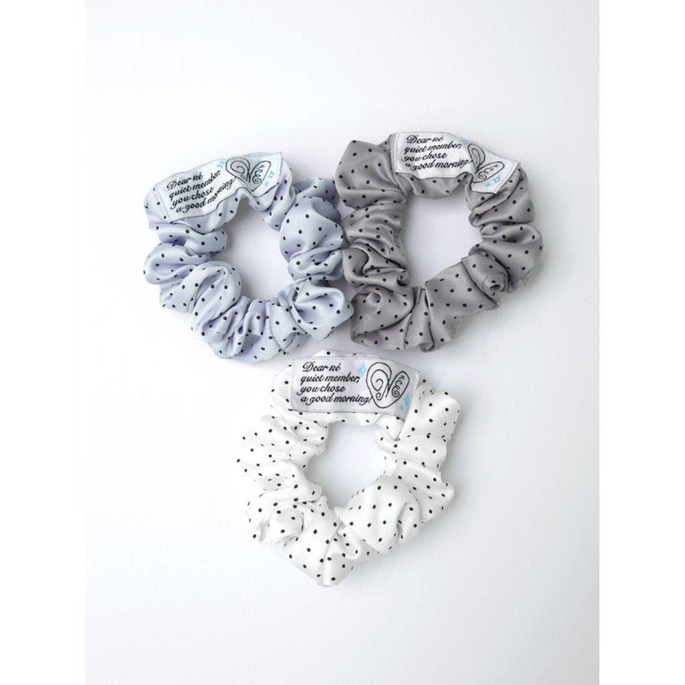 [Set of 3]Small Dot Scrunchie