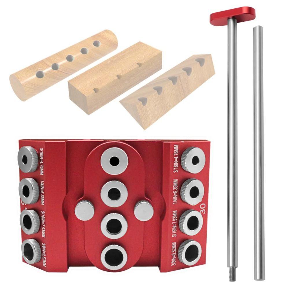 30/45/90 Degree Drill Hole Guide Jig Aluminum Zinc Zinc Alloy Woodworking Hole Drill  Wood Post