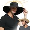 UV Sun Protection Men Women Summer Fishing Sun Fisherman Hat Boonie Bucket Cap Wide Visor Brim Hat