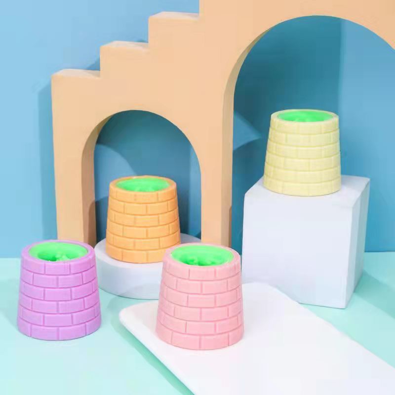 Squeeze Well Frog Cup Anti Stress Pop Up Funny Cute Kawaii Children Toys Joke Decompression Fidget Sensory Stress Reliefing Gift