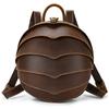 Handmade vintage leather backpack unique design beetles style bagpacks men women unisex fashion backpacks 2026 summer new