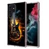 Capa de Celular Elétrica Retro Rock Music Para Samsung S25 Edge S24 FE Galaxy S21 S20 FE S23 S22 Ultra S10 Plus S10E Capa Transparente