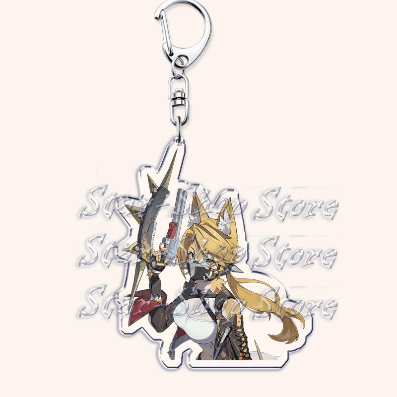 Hot Zenless Zone Zero Keychains for Womens Accessories Bag Ellen Joe Bangboo Miyabi ZZZ Anby Jane Doe Nicole Keyrings Fans Gifts