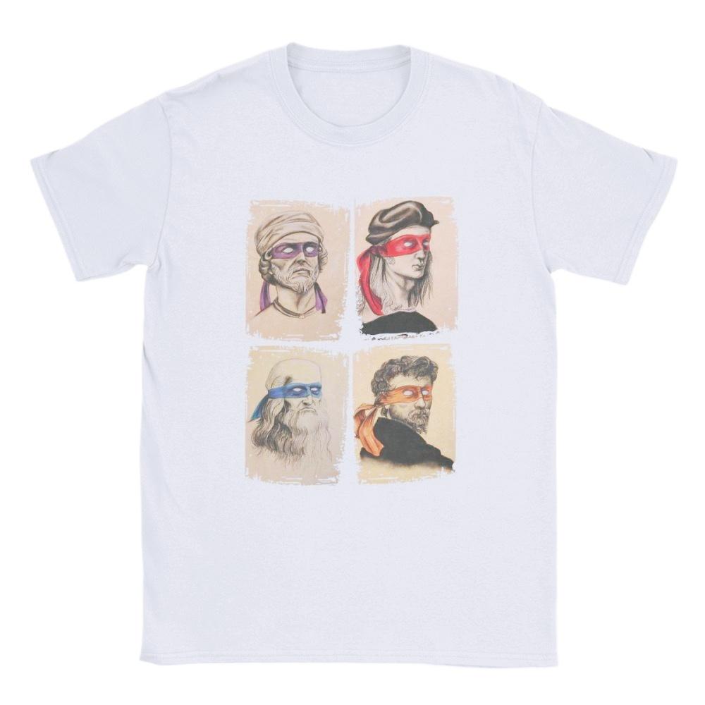 2025 Science Turtles T-Shirt Men Women Mutant Ninja Short Sleeve Humor Tee Shirt Cotton Funny Tops Print Summer T Shirt Cloting