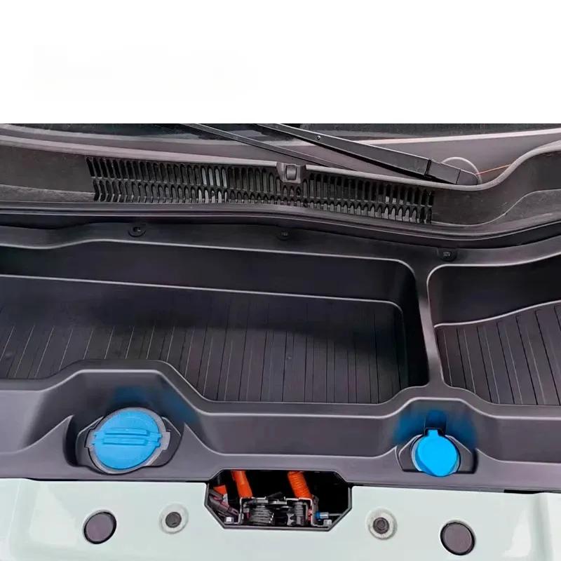 Front Trunk Storage Box Replace Engine Hood Protector Styling for Leapmotor T03 2024 2025 2026 Stowing Tidying Car Accessories