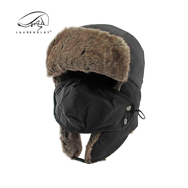 Hut Herren Winter Ohrenschutz warm winddicht Schnee Reithut Maske Schneehut weiblich Tide