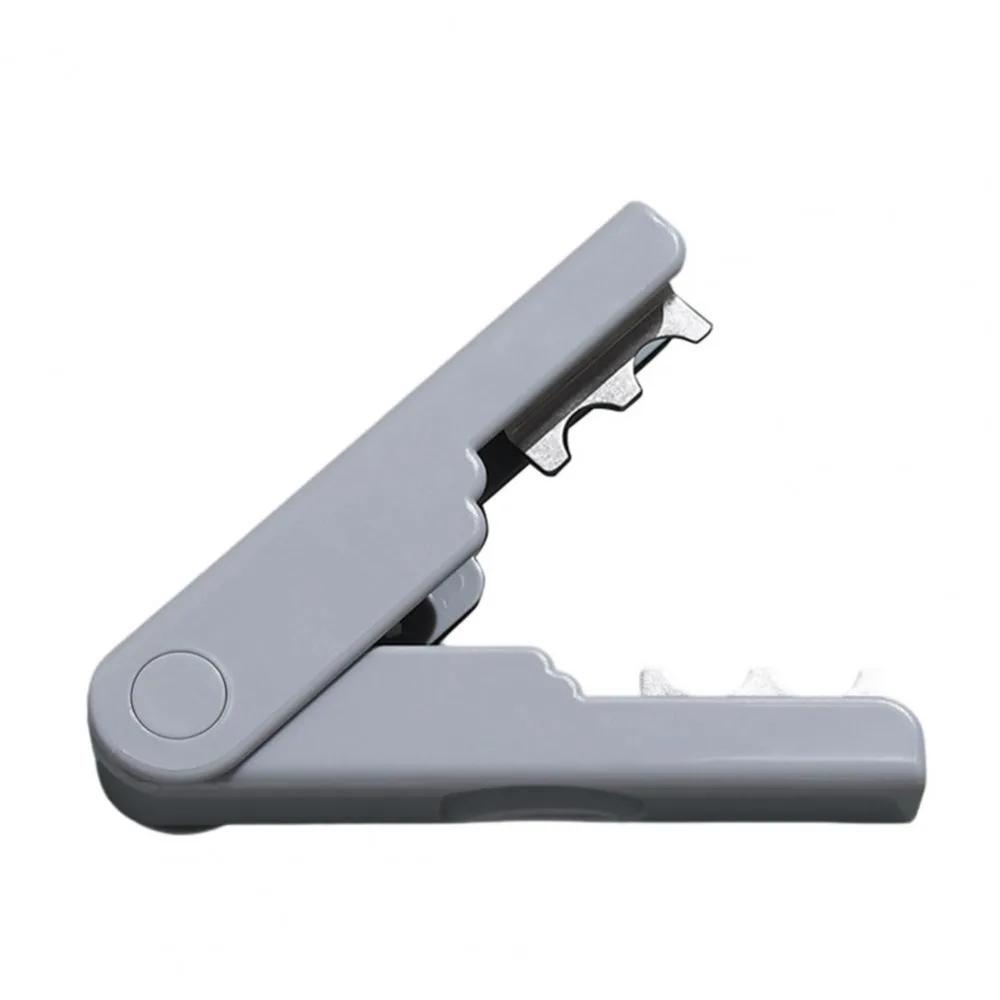 Auto Buckle Rose Thorn Stripper Pliers Finger Groove Flower Stem Leaf Cut Remover Gardening Supplies Home Accessories