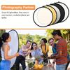 Photography Reflector Foldable Portrait Fill Light Board Enhance Gloss Reflective Panel For Outdoor Live Streams Photo Shoots