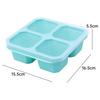 4 Grid Snack Containers Reusable Meal Prep Lunch Containers Portable for Kids and Adults Home Snack Storage Bottles Kitchen Tool
