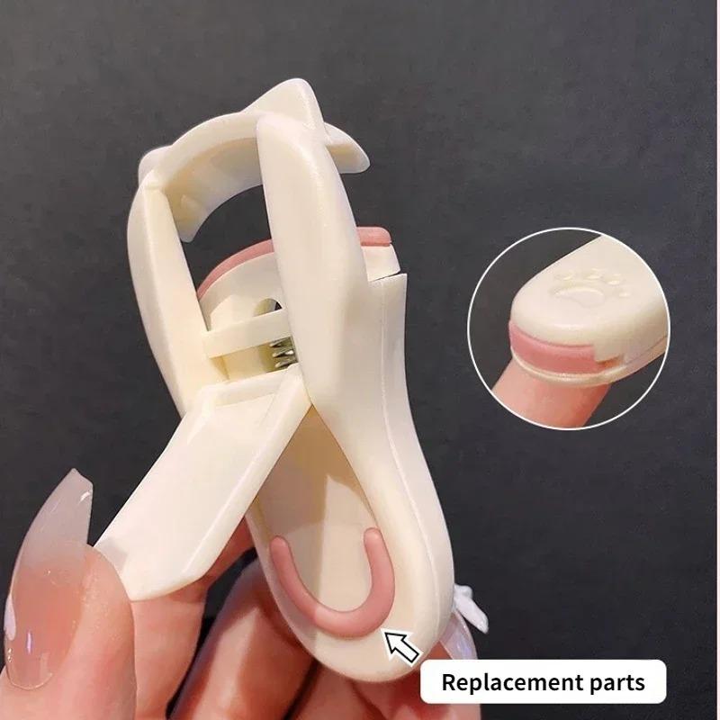Cat Claw Eyelashes Curler Cute Designs Accessories Tool Fit All Eyelash Shapes Long Lasting Professional for Women Makeup