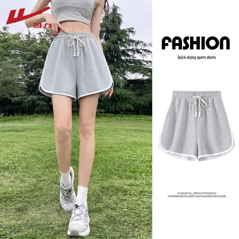 Warrior Women s Lightweight Breathable Wide-Leg Casual Sports Shorts M