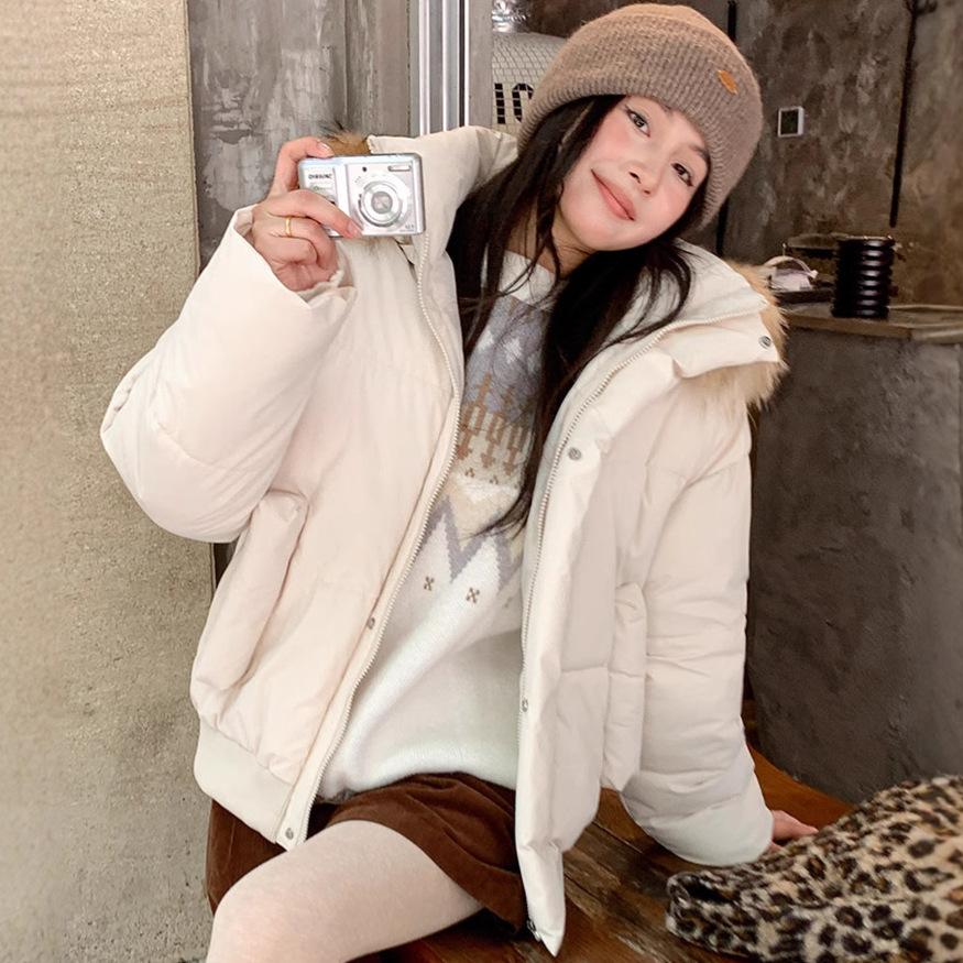 Women's new cotton-padded clothing winter thickened fashion cotton-padded jacket small short down cotton-padded jacket