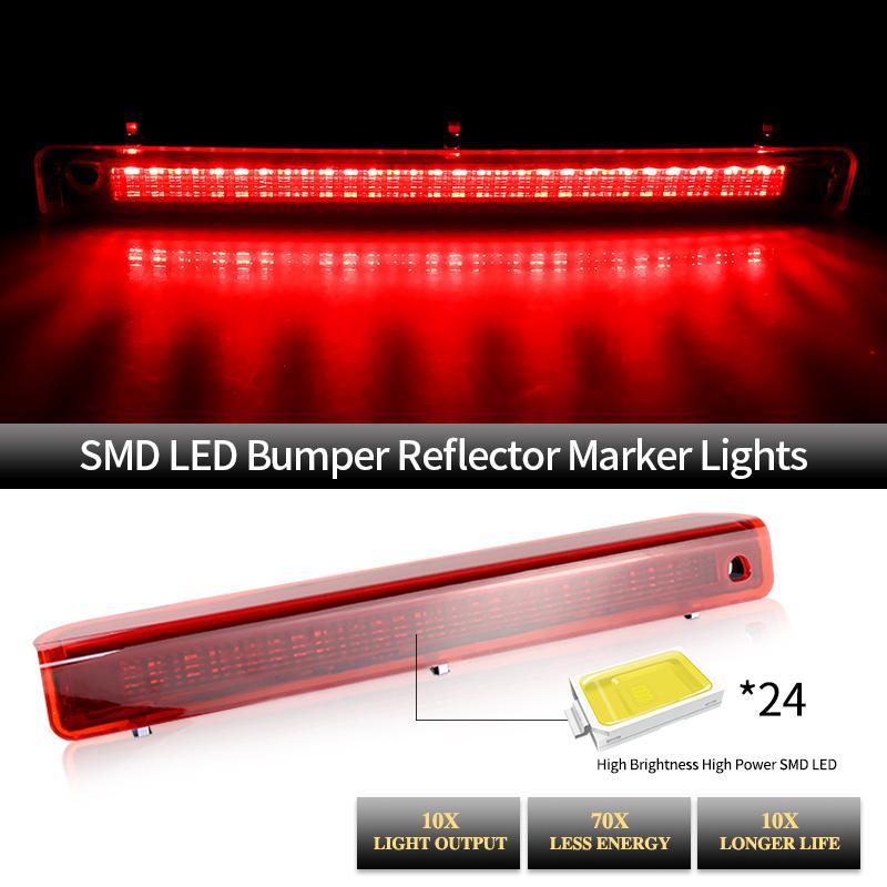 1PC 3W LED Red Bulb For Car High Level Brake Light For Renault Megane Hatchback MK3 2008 2009 2010 2011 2012 2013 2014 2015 2016