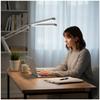 LED desk lamp 28W 3CCT, white, adjustable, tabletop mounting, 1400 lm
