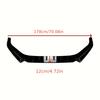 Car Front Bumper Lip Spoiler Splitter Front Bumper Lip Chin Spoiler Bodykit Tuning For Volkswagen For Scirocco MK3.5 R 2015-2025