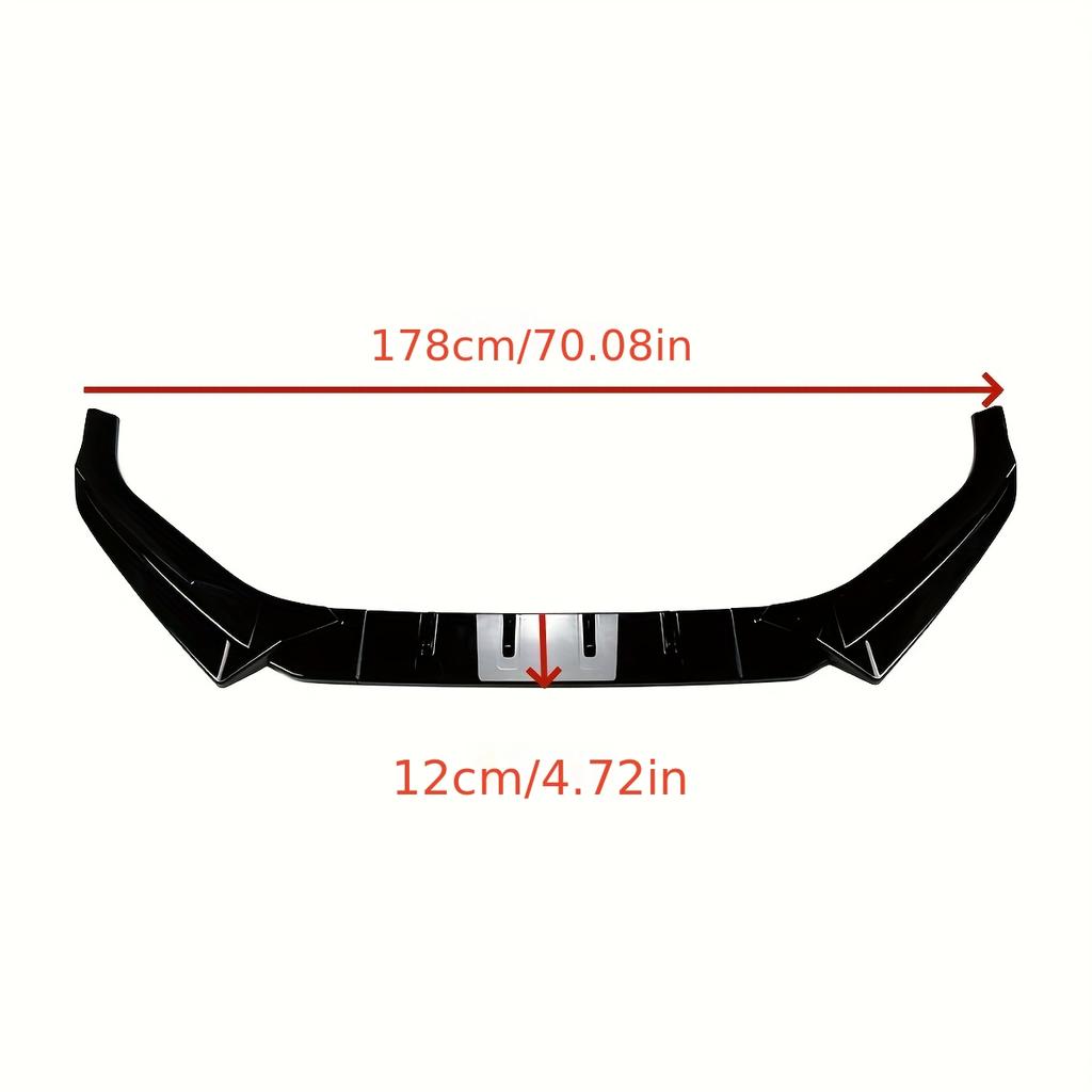 Car Front Bumper Lip Spoiler Splitter Front Bumper Lip Chin Spoiler Bodykit Tuning For Volkswagen For Scirocco MK3.5 R 2015-2025