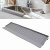 Sink Edges Protector Expandable Silicone Splashproof Mat Multipurpose Countertop Guard for Kitchen Bathtub Sinks