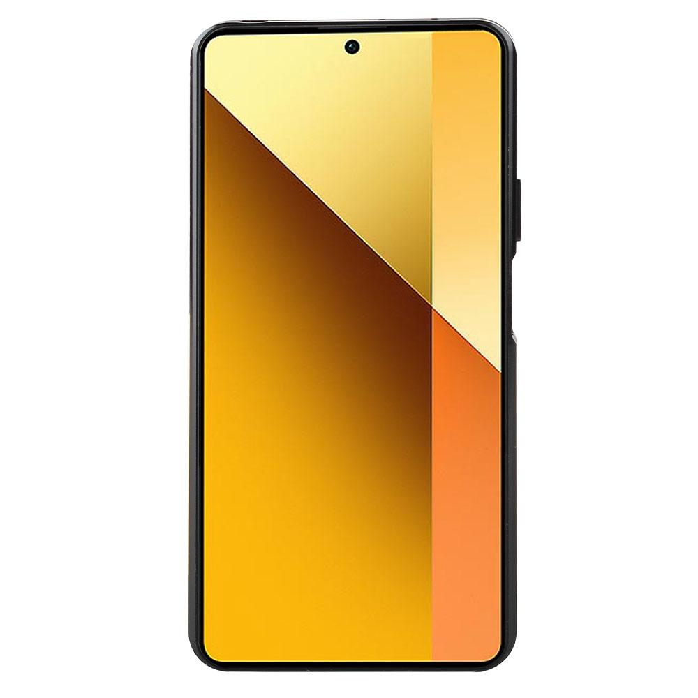 Case for Xiaomi Redmi Note 13 5G, Magnetic Dual Glass, Black