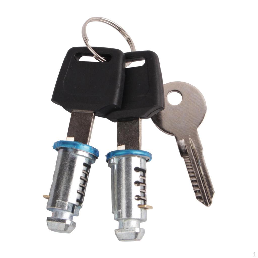 Roof Rack Locking Cores with Key Kit for Crossbar Systems