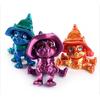 3D Printed Magic Cat Animals Toys Realistic Hairless Figurine Articulated Cat Fidget Toy for Cat Lover Collector Home Decoration