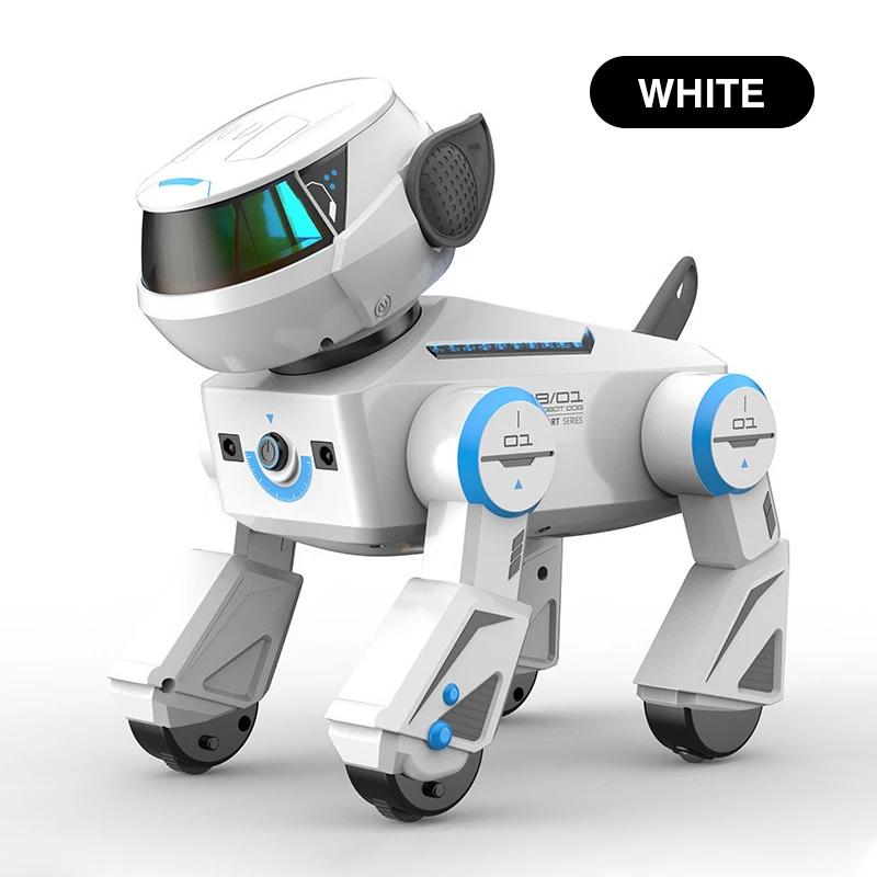 non-toxic Remote Control Robot Dog Programmable Smart Interactive Robotic Pets with Bluetooth Music Dancing Dogs Toys for Kids children Gifts