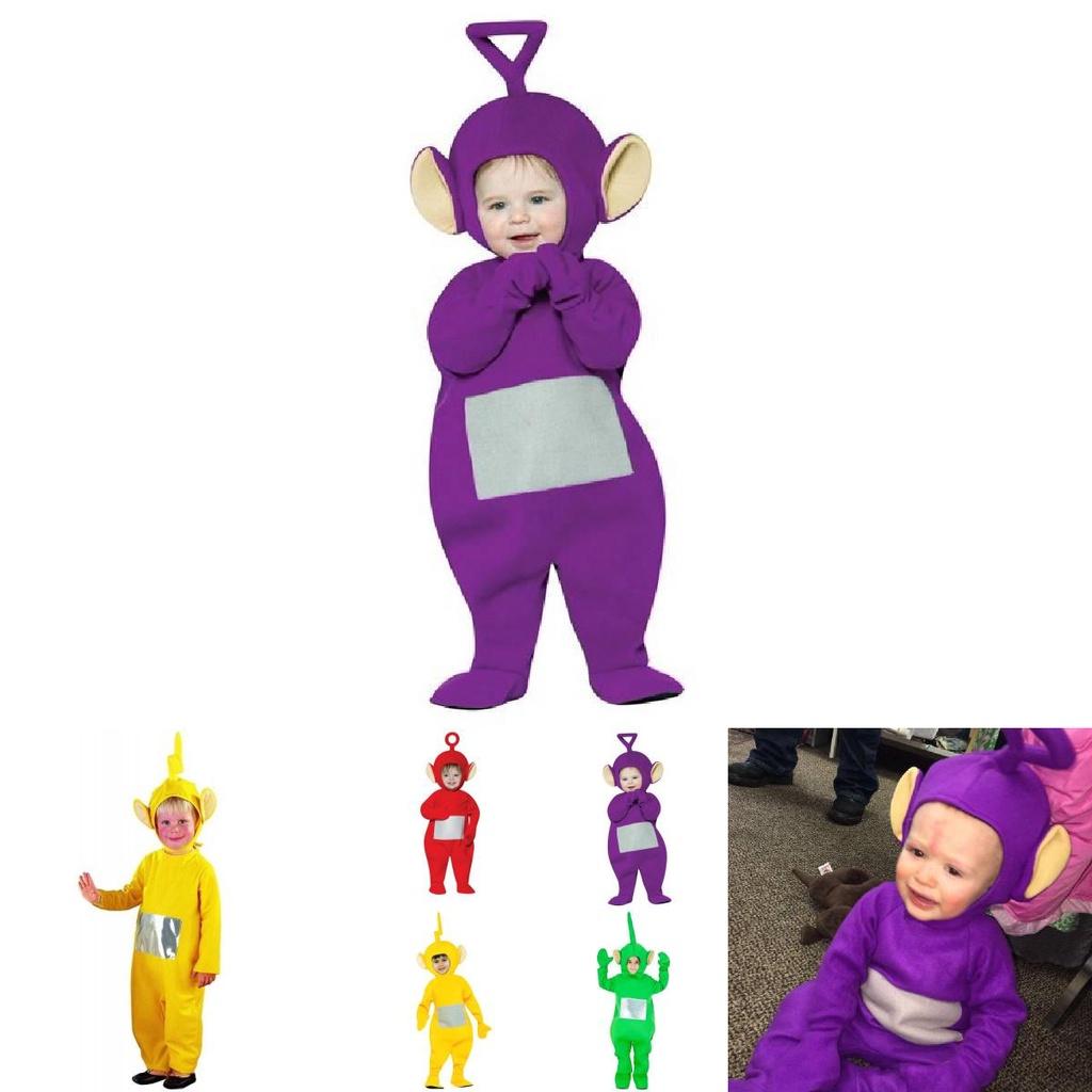 Teletubbies Costume Cosplay Birthday Halloween Party Children Cartoon Bodysuit