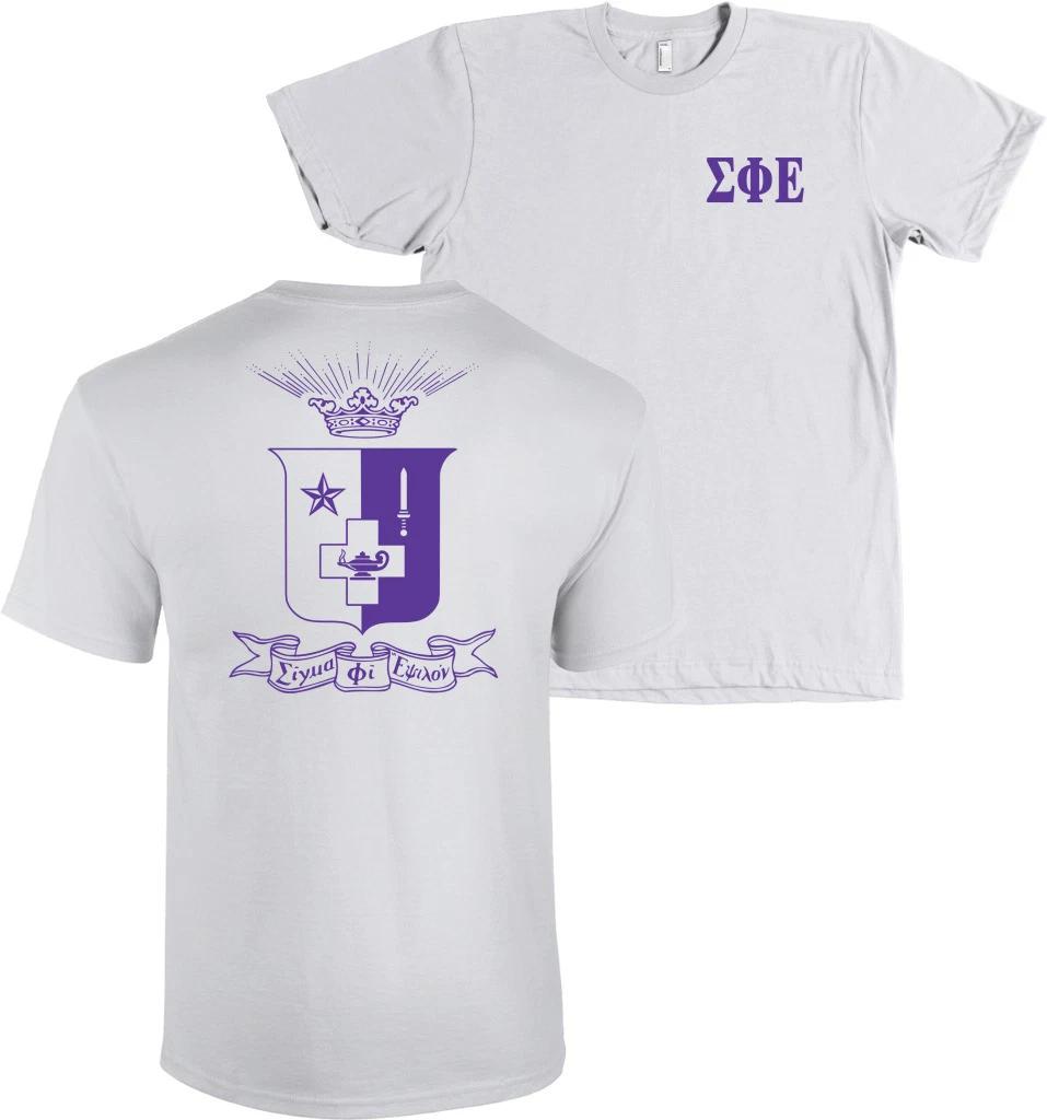 Sigma Phi Epsilon Fraternity Bella + Canvas SigEp Crest Shirt - MORE COLORS M