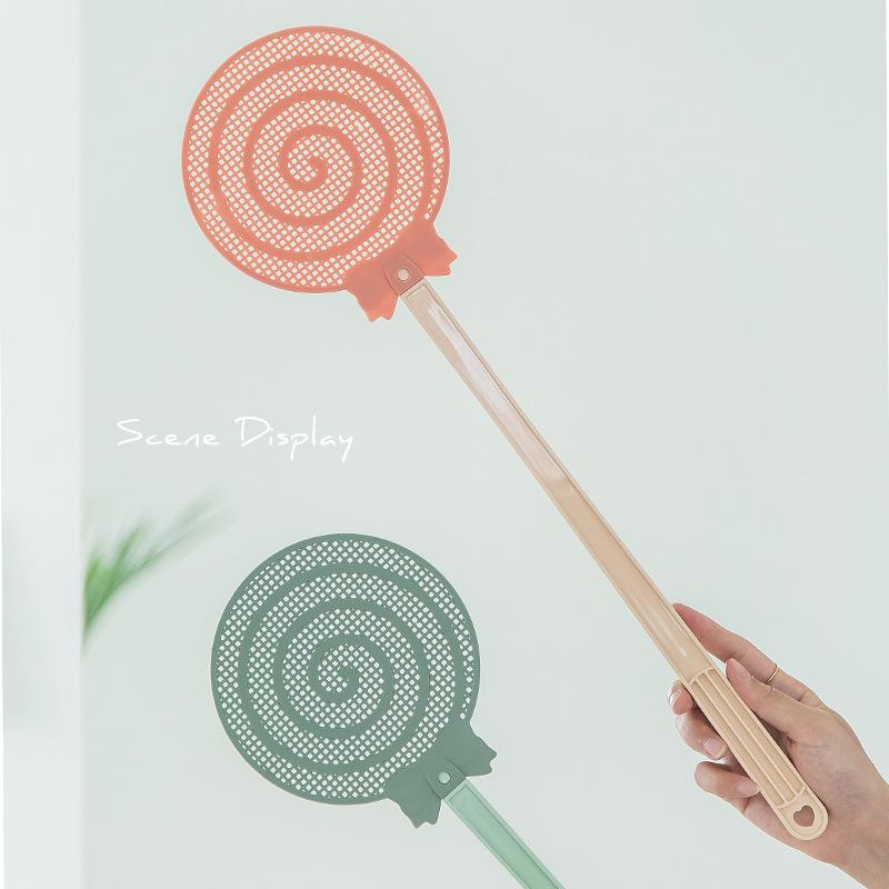 2024 Langlebige Fliegenklatsche aus Netzgewebe für den Haushalt, Mückenvernichter mit langem Griff, manuelle Multifunktions-Mückenklatsche zur Schädlingsbekämpfung