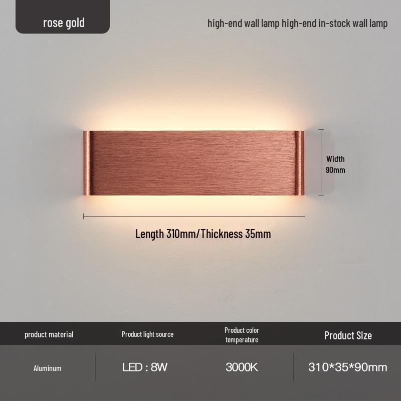 Nordic Minimalist Wall Sconce for Living Room & Bedroom